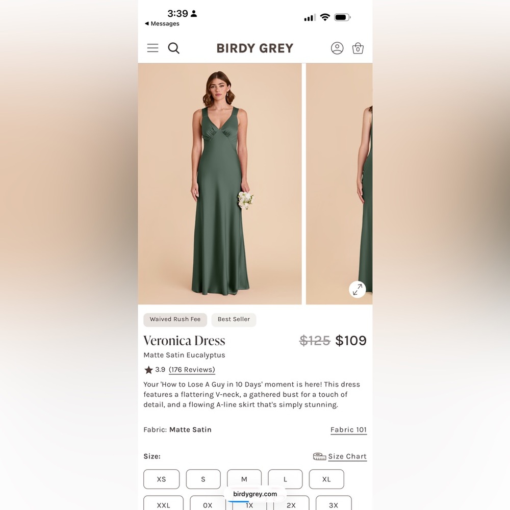 Birdy Grey Veronica dress Eucalyptus